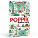 Gran Póster de Pegatinas "Monumentos del Mundo" Poppik