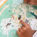 Gran Póster de Pegatinas "Monumentos del Mundo" Poppik