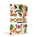 Gran Póster de Pegatinas "Bosque" Poppik