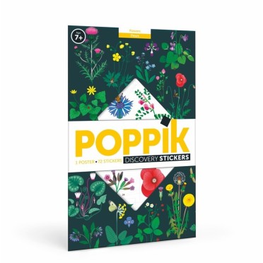 Gran Póster de Pegatinas "Flores" Poppik