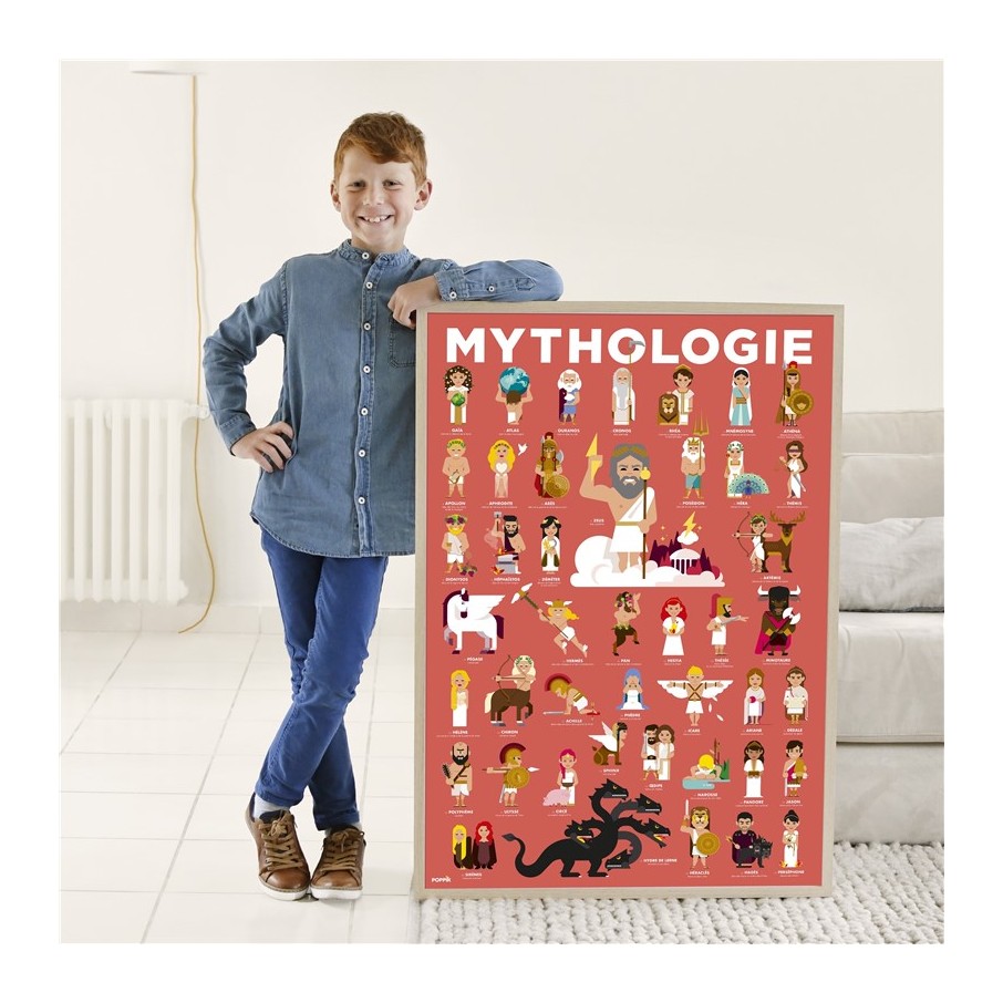 Gran Póster de Pegatinas "Mitología" Poppik
