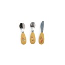 Set de cubiertos de silicona Moulin Roty