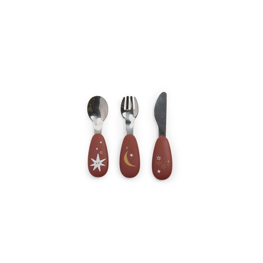 Set de cubiertos de silicona Moulin Roty