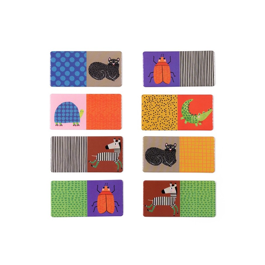 Dominó los motivos Toupitis Moulin Roty