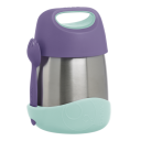 Termo con cuchara/tenedor 335ml B.Box - Lilac Pop