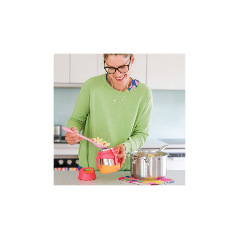 Termo con cuchara/tenedor 335ml B.Box - Lilac Pop