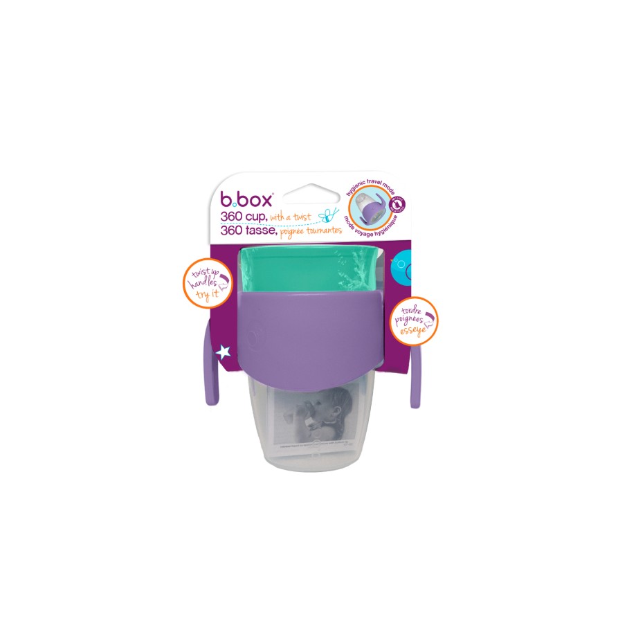 Taza 360 con cierre hermético B.Box - Lilac Pop