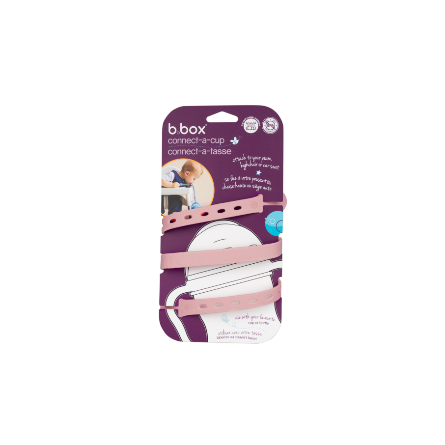 Correa anticaídas para tazas Connect a Cup B.Box - Blush